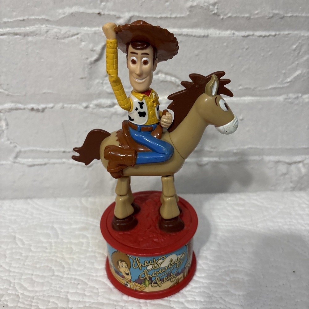 Pixar Disney Toy Story 2 McDonalds 1999 Hey Howdy Hey‎ Woodys Roundup 8" Toys